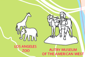 P-22 map L.A. Zoo